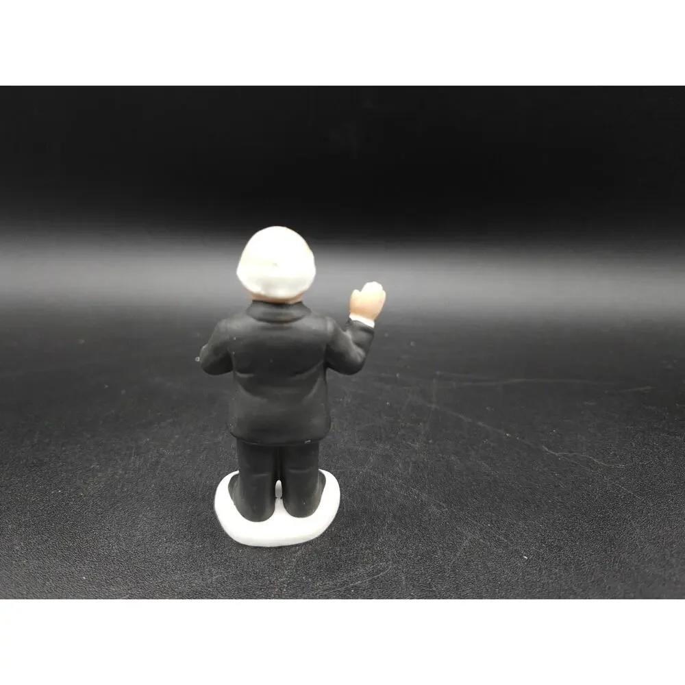 Vintage Colonial Village 1990 Reverend Priest Pastor Father Figurine Lefton